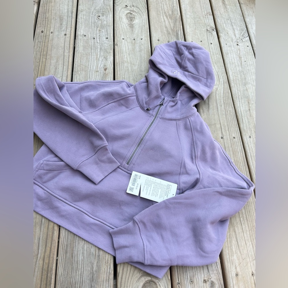 lululemon oversized half zip scuba